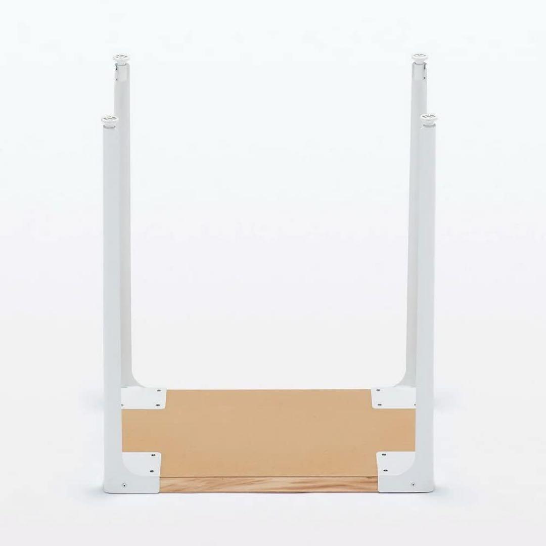 無印良品　スチール脚　木製デスク　オーク材突板　廃盤品　取説・元箱あり