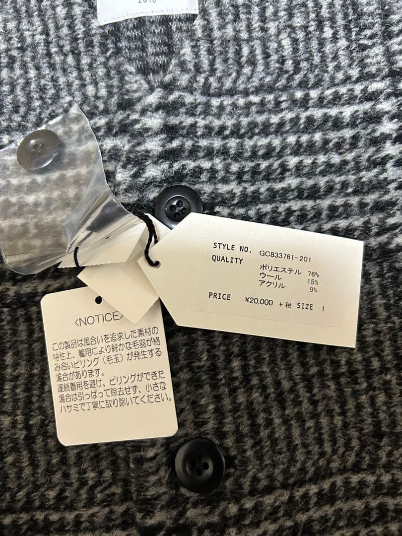 ［新品］GRANDMA MAMA DAUGHTER ノーカラージャケット