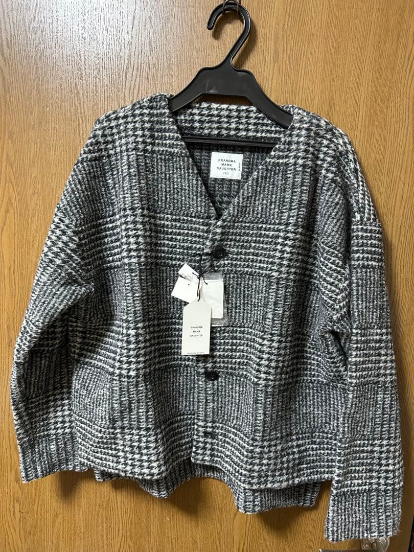 ［新品］GRANDMA MAMA DAUGHTER ノーカラージャケット