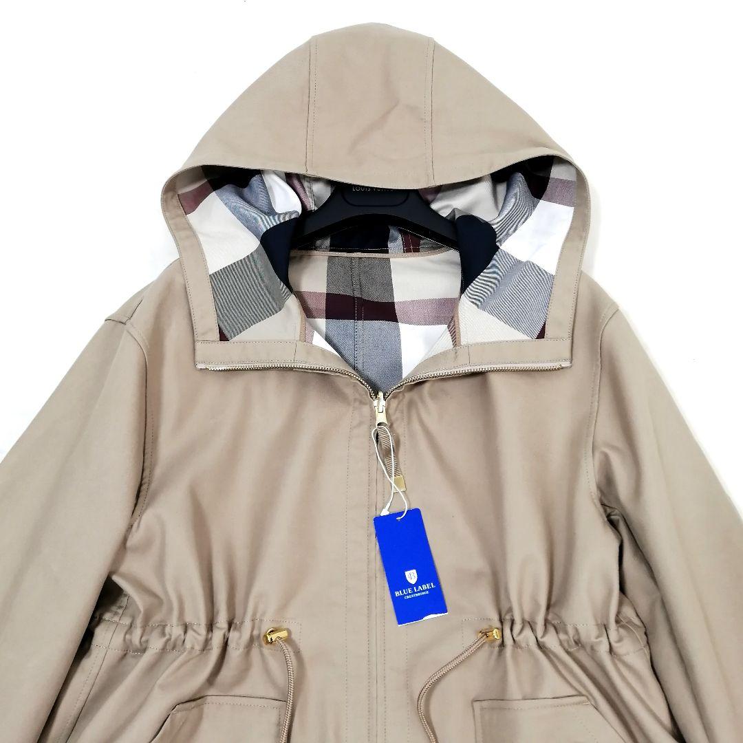 タグ付✨ ブルーレーベル　チェック コンパクト リバーシブルコート　近年　38