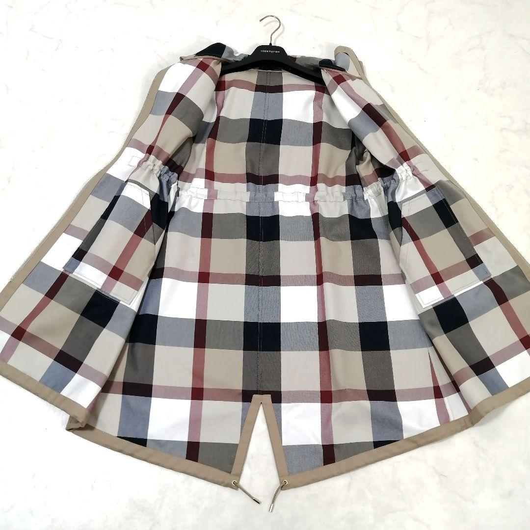 タグ付✨ ブルーレーベル　チェック コンパクト リバーシブルコート　近年　38