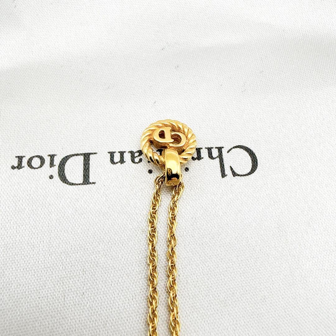 2956-1 極美品✨　Dior　ネックレス　CD ロゴ　希少　刻印　cm