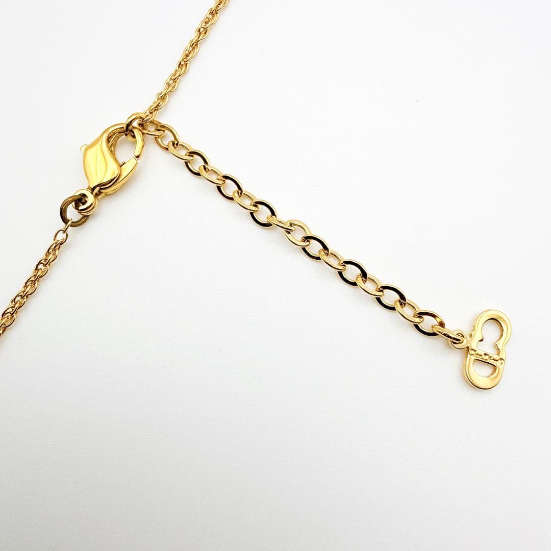 2956-1 極美品✨　Dior　ネックレス　CD ロゴ　希少　刻印　cm