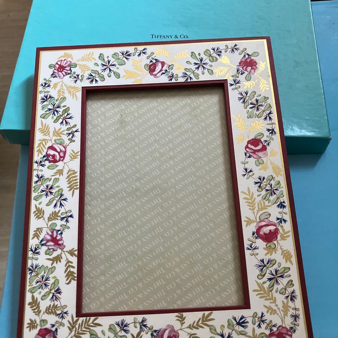 か*め様 Tiffany & Co. 花柄フォトフレーム