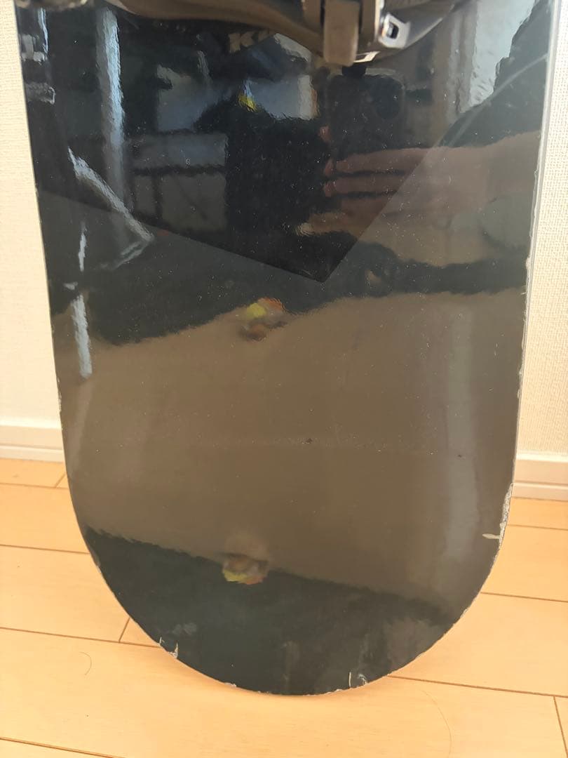 スノーボード 黒色 バインディング付き