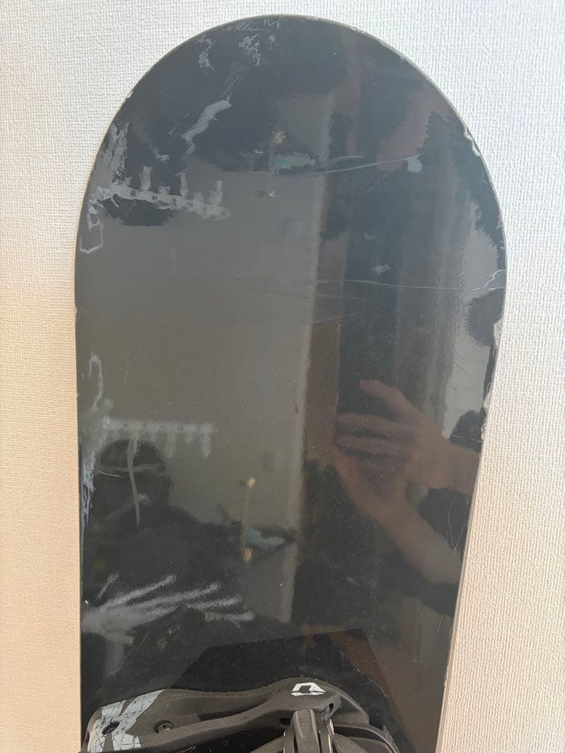 スノーボード 黒色 バインディング付き