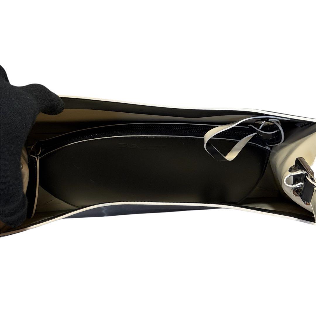 美品 BALLY バリー レザー トートバッグ ショルダー ハンド ポーチ付き