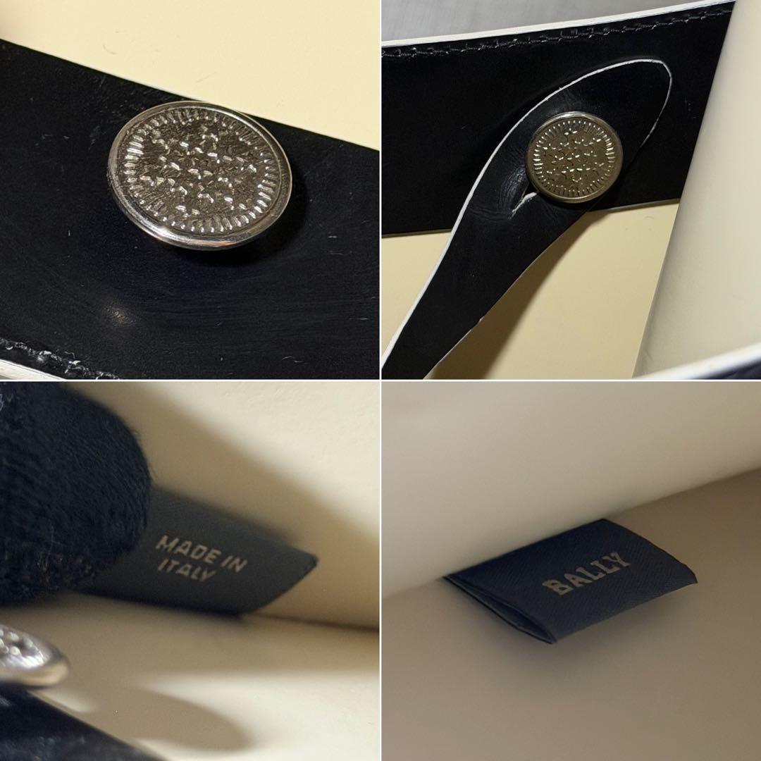 美品 BALLY バリー レザー トートバッグ ショルダー ハンド ポーチ付き