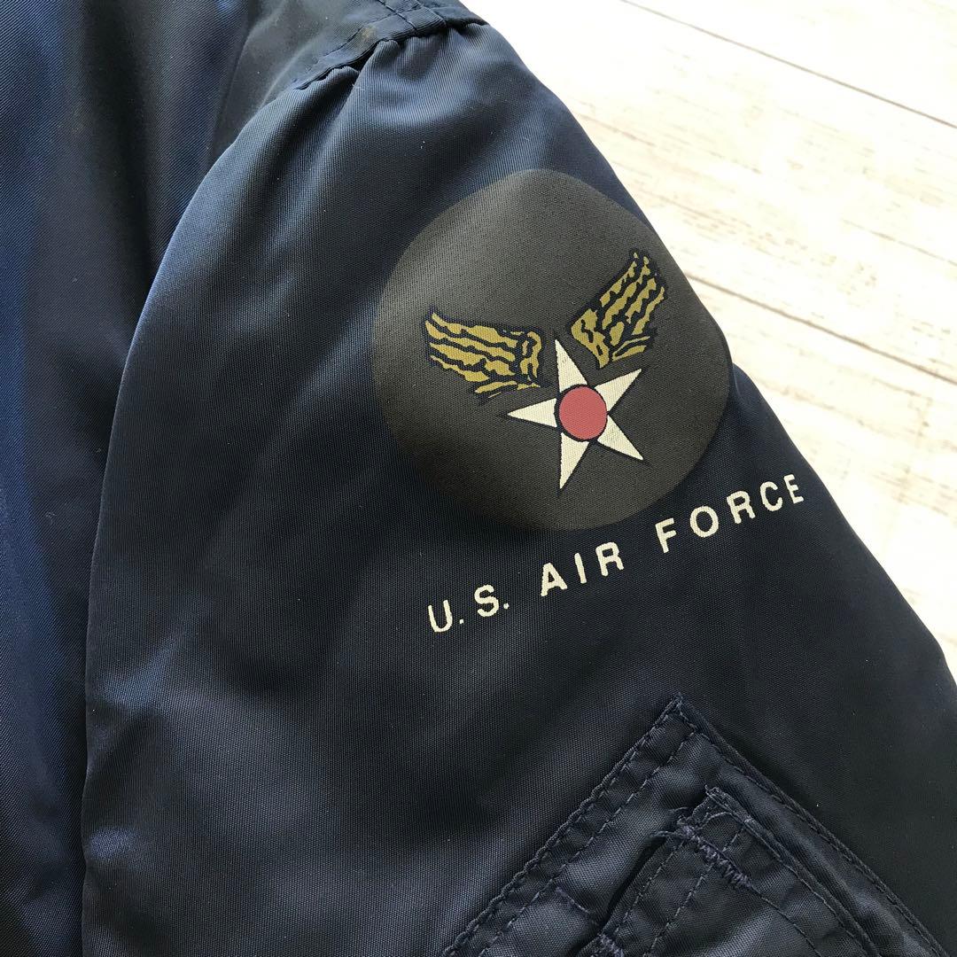 CAMCO MA-1 フライトジャケット 丈短 美品 レア ネイビー L