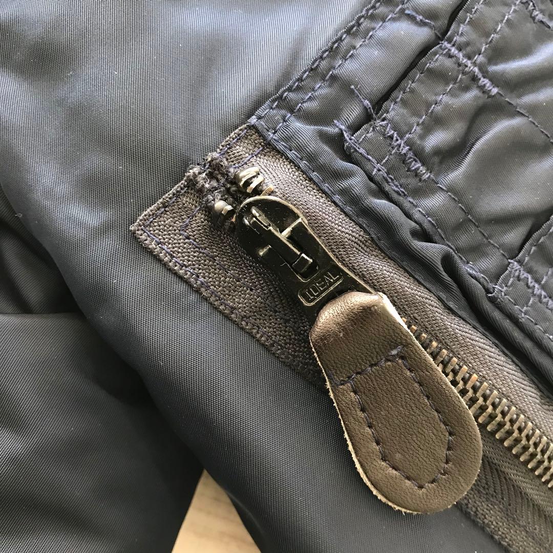 CAMCO MA-1 フライトジャケット 丈短 美品 レア ネイビー L