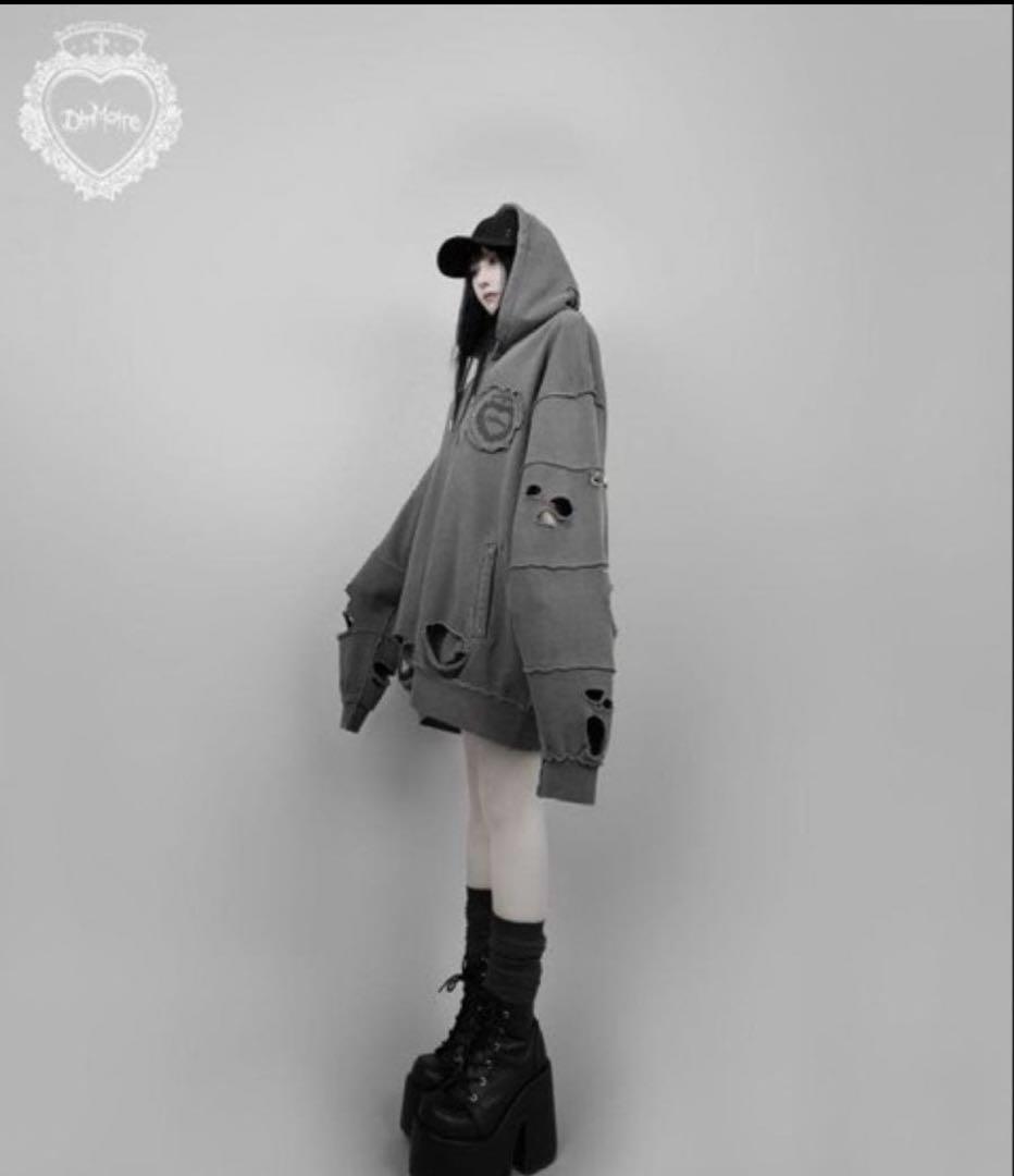 dimmoire ディムモアール 魔導士パーカー グレー