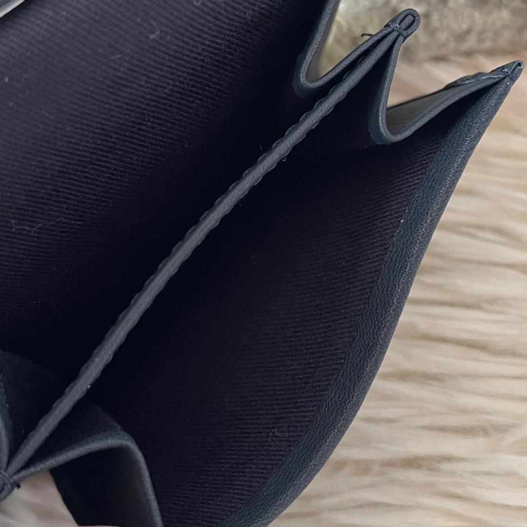 【新品未使用】ポールスミス　PSC694 ストライプステッチ　二つ折り財布