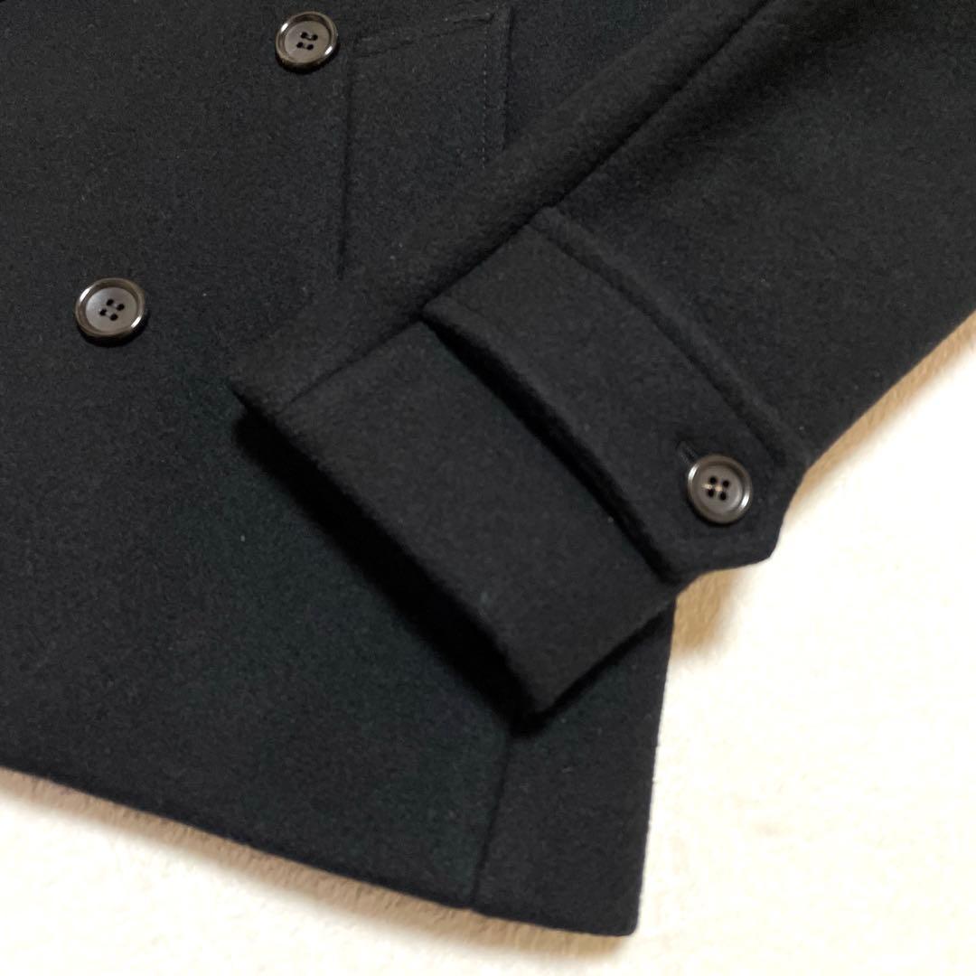 【美品】ジョンローレンスサリバンピーコートブラック36