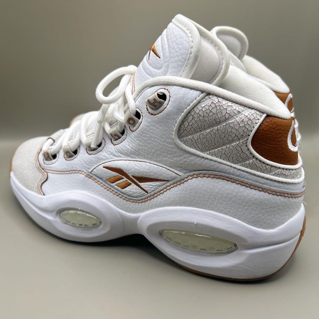 ★Reebok★QUESTION MID 27cm ホワイト ブラウン