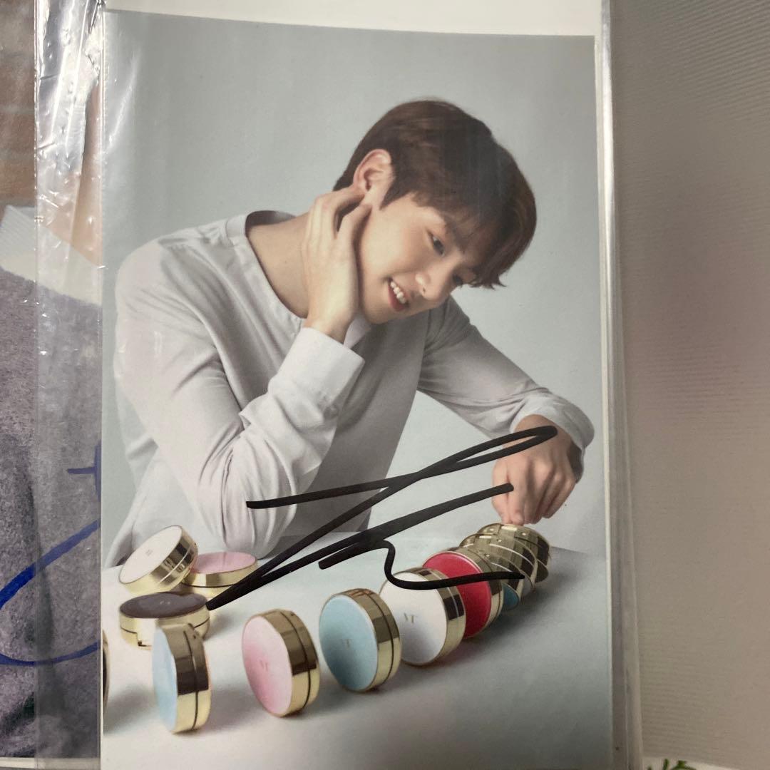 ジョングク　グク　サイン　直筆　ポストカード