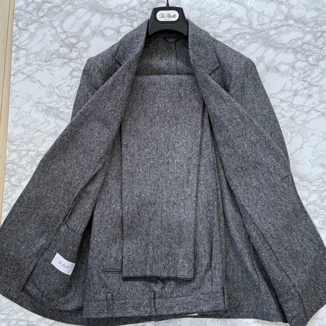 De Petrillo グレー ビジネススーツ　サイズ46
