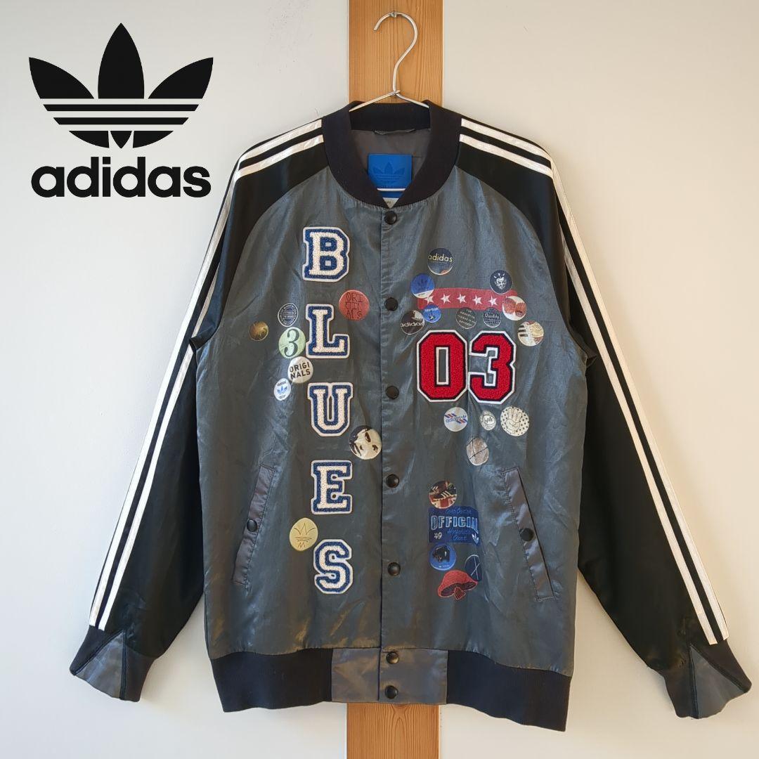 00s adidas Originals ナイロンスタジャン ワッペン