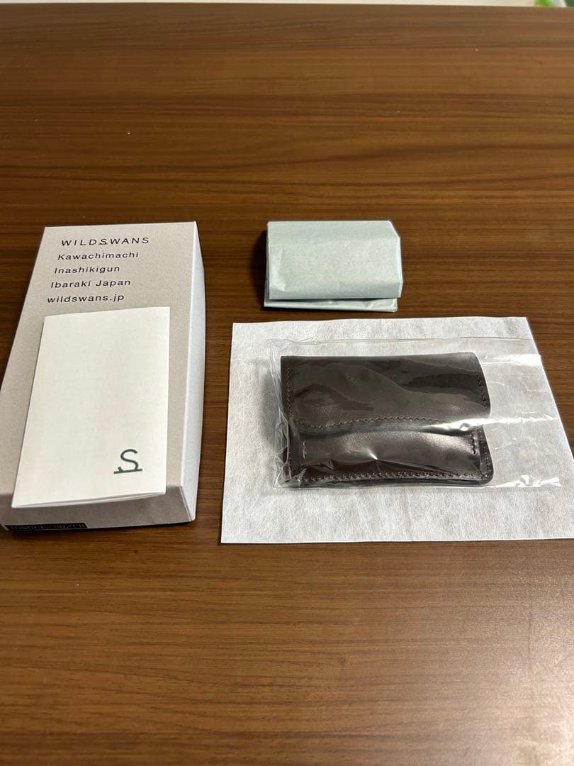 WILD SWANS ブラウン ミニ財布
