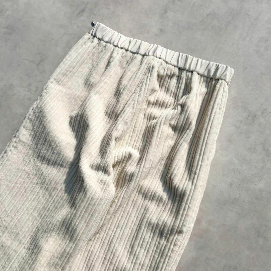 ドゥロワー　コーデュロイドロストパンツ　オフホワイト　24AW　定価8.8万