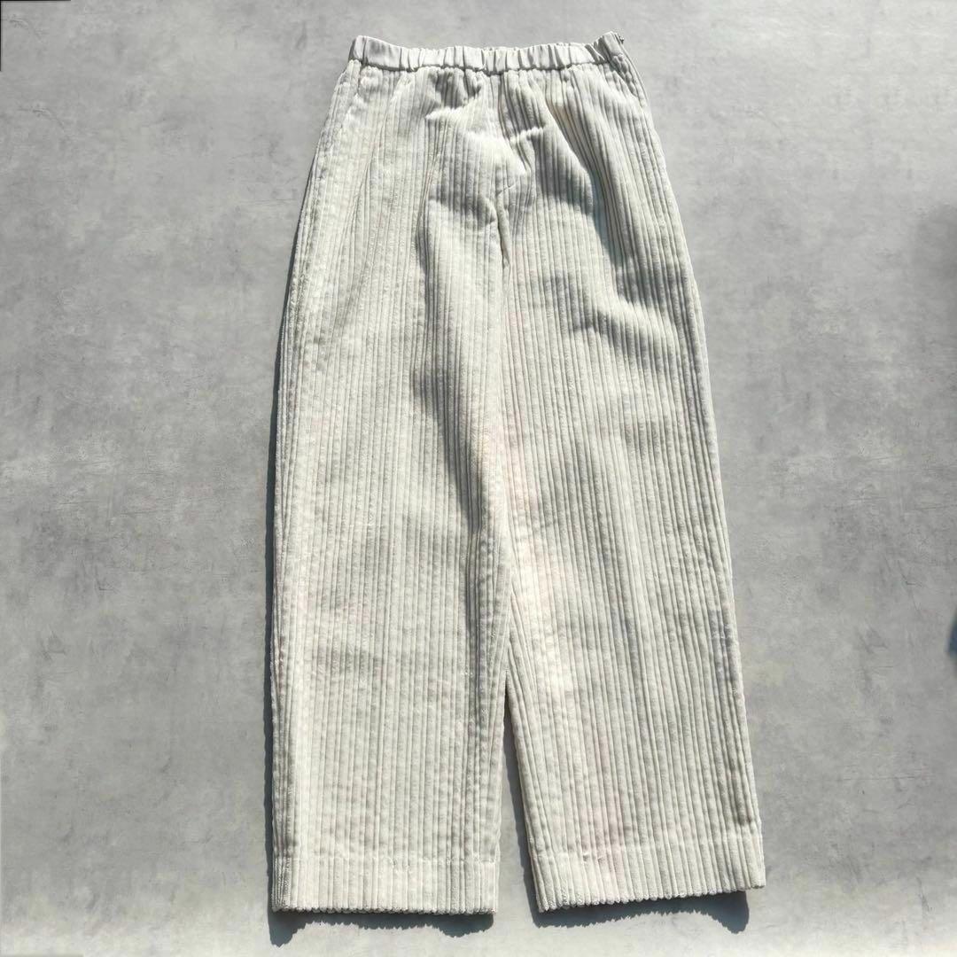 ドゥロワー　コーデュロイドロストパンツ　オフホワイト　24AW　定価8.8万