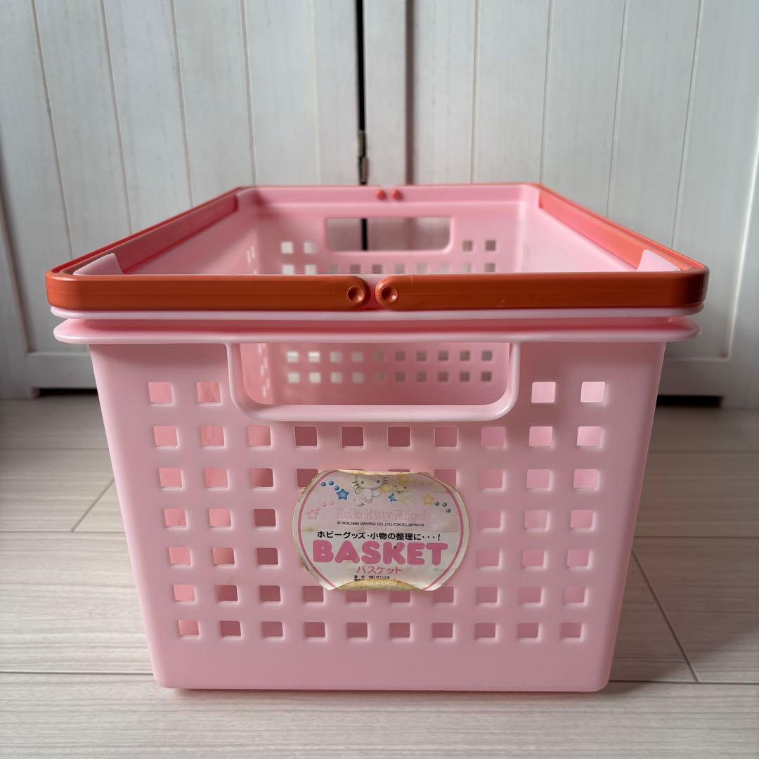 ハローキティピクニックセット　バスケットLL 重箱　ランチジャー　当時物