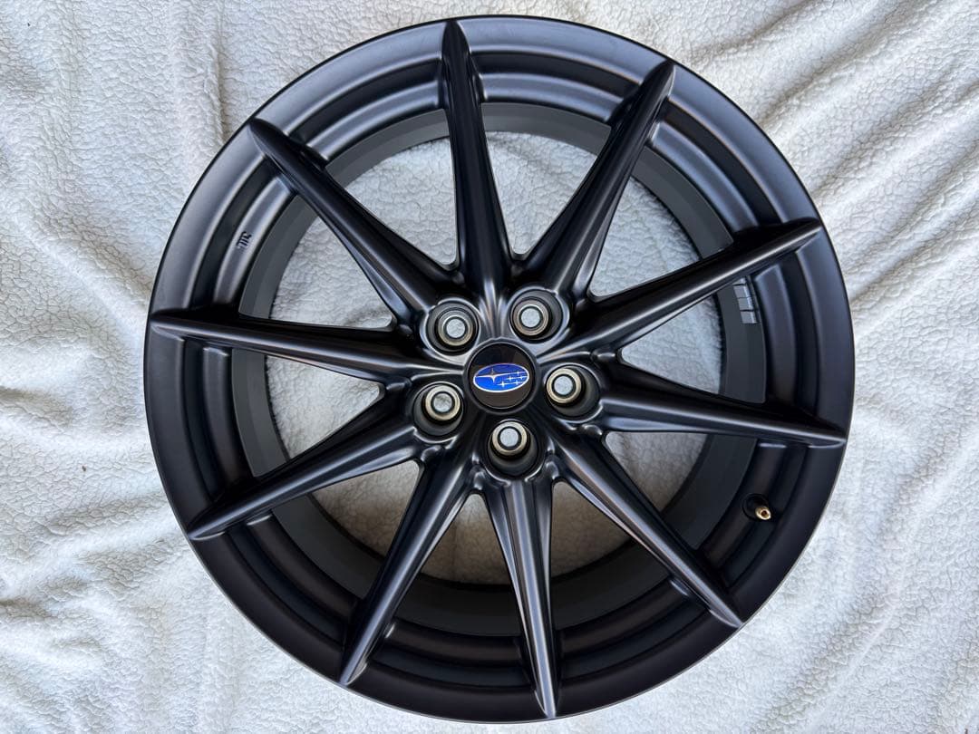 【美品・走行1千㎞】BRZイエローエディション・GR86ホイール マッドブラック