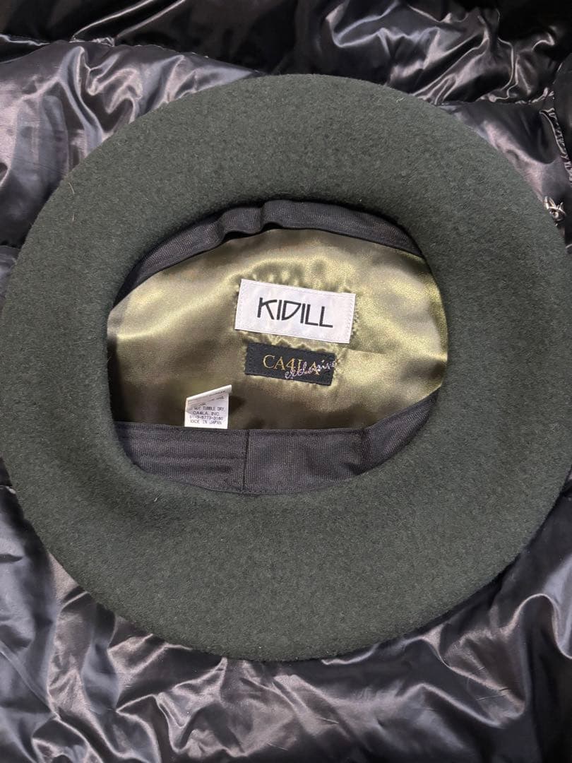 KIDILL ダークグリーン ベレー帽