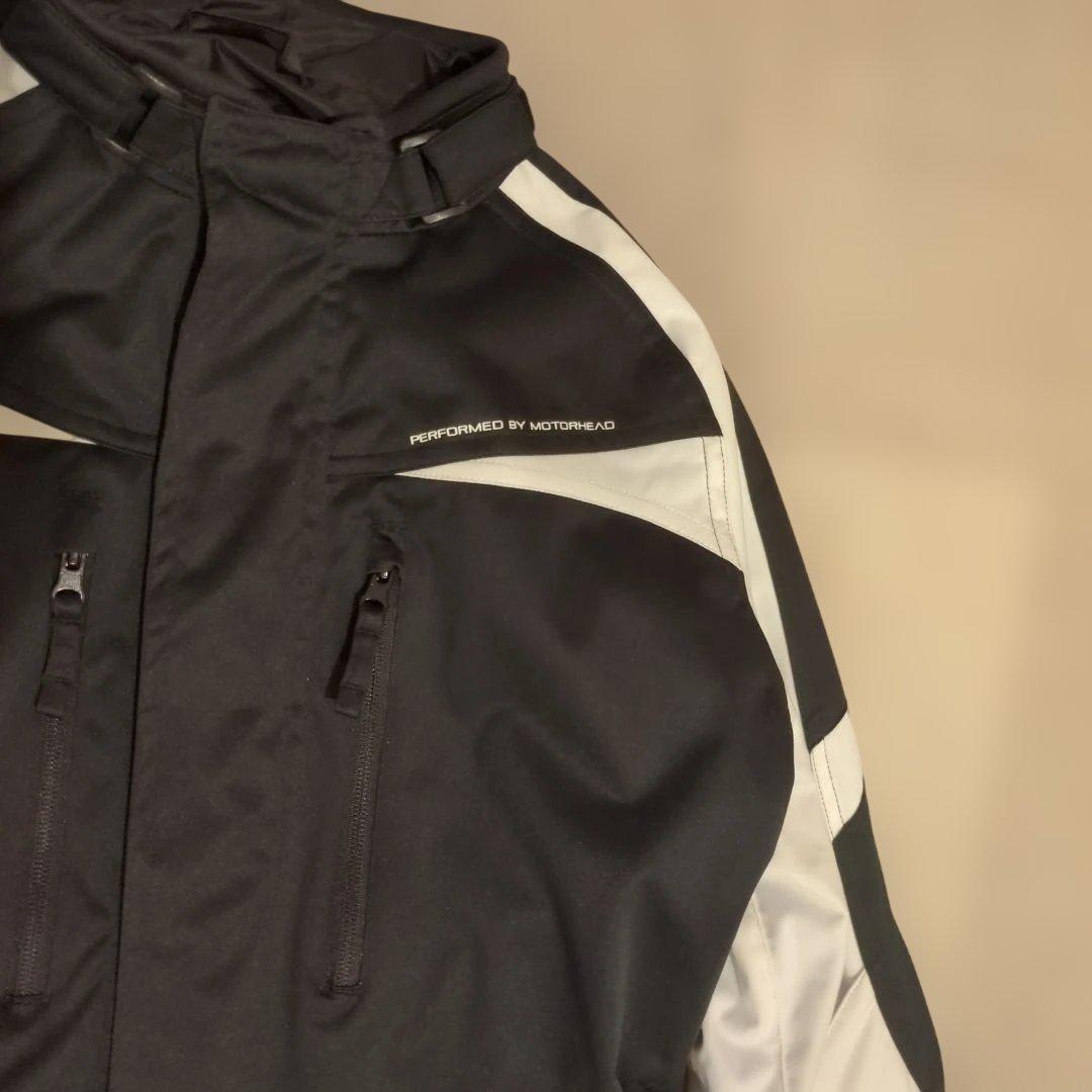 バイクウェア防寒防水 3点セット 黒と白