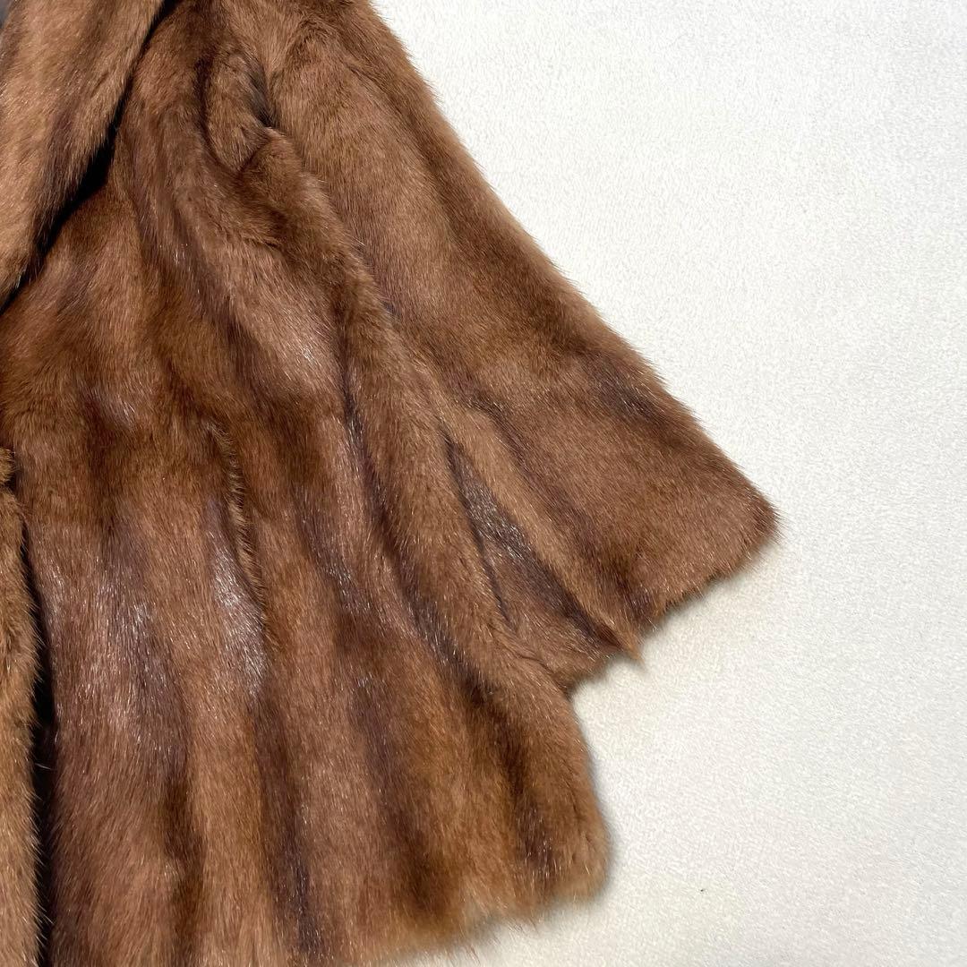 デミバフミンク ミンクファーコート 11 女優襟 ビッグカラー ROTINY
