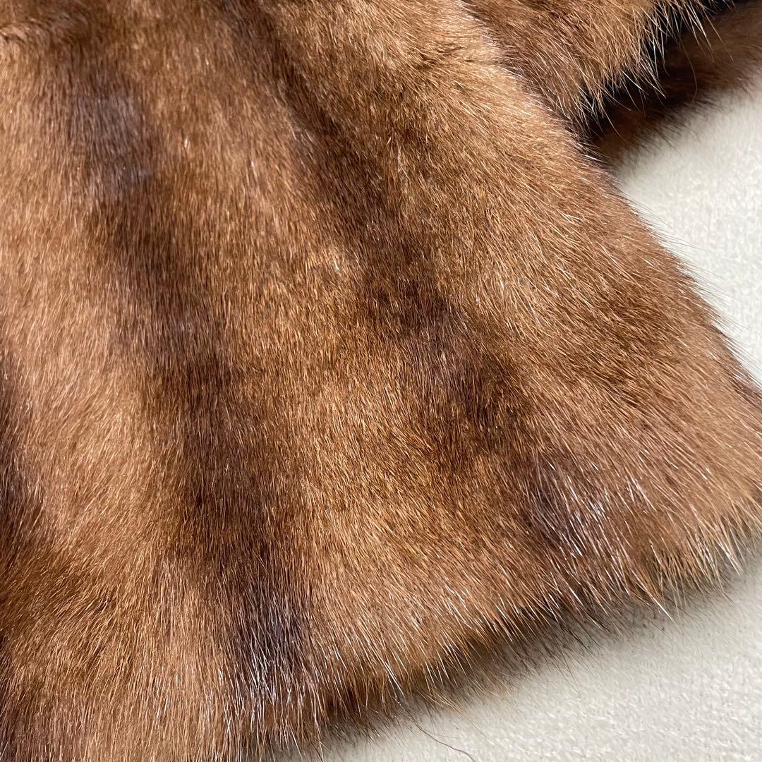 デミバフミンク ミンクファーコート 11 女優襟 ビッグカラー ROTINY