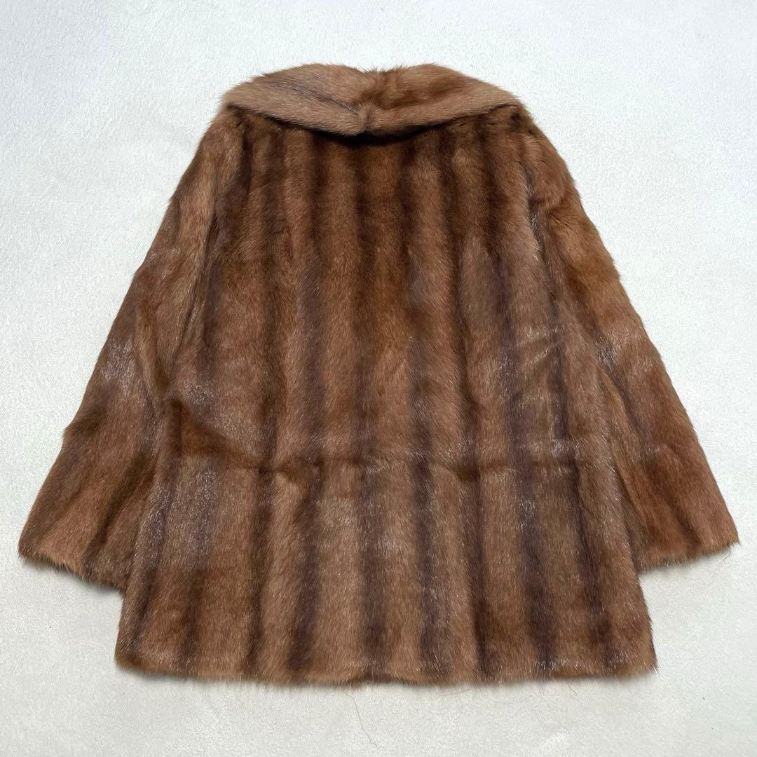 デミバフミンク ミンクファーコート 11 女優襟 ビッグカラー ROTINY
