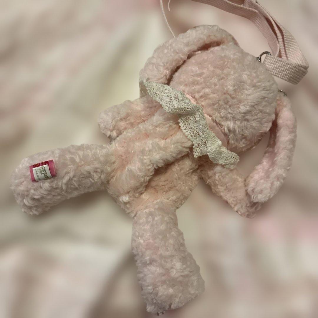 ローブ・ア・ラ・フランセーズワンピース、うさくみゃポシェット　ピンク