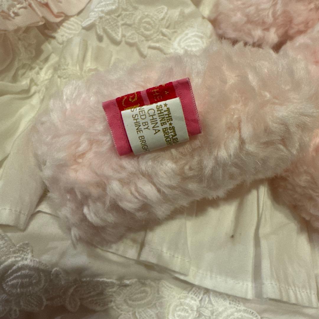 ローブ・ア・ラ・フランセーズワンピース、うさくみゃポシェット　ピンク