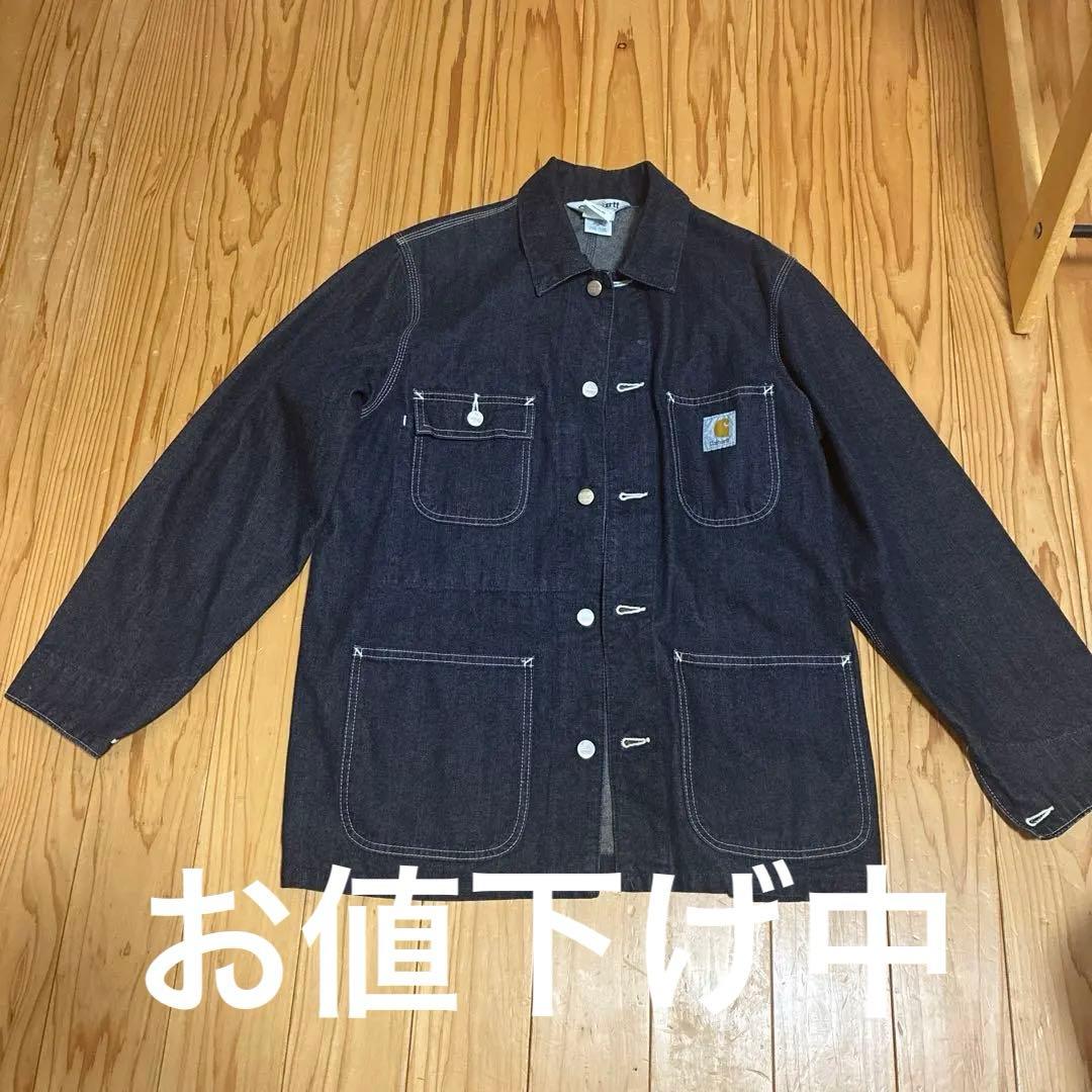Carhartt　カバーオールチョコアートМ　ネイビー