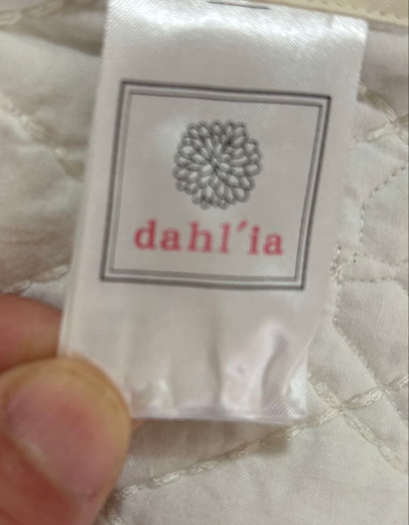 dahlia パッチワーク　キルト　ベスト