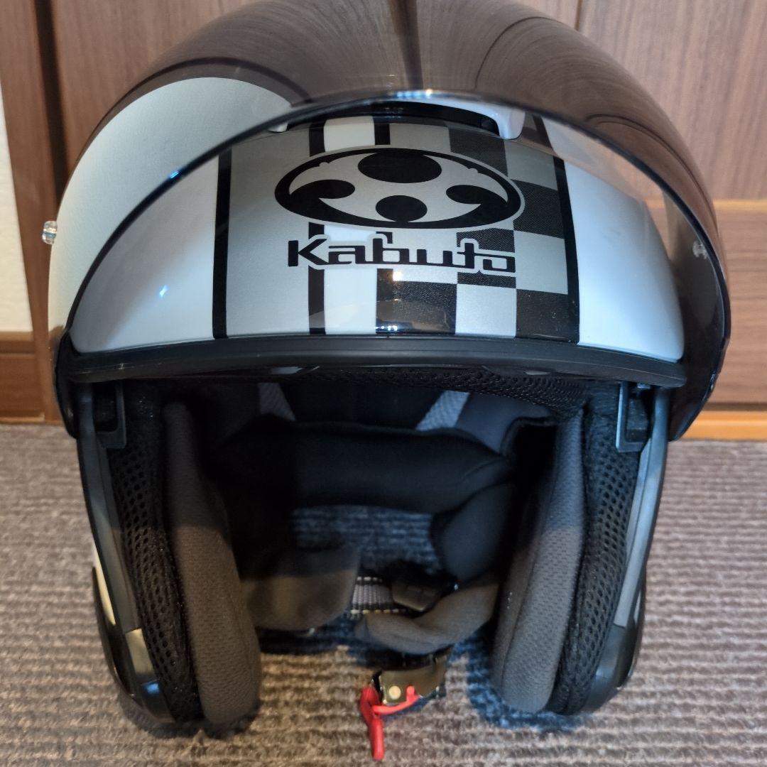 KABUTO ジェットヘルメット ホワイト/ブラック