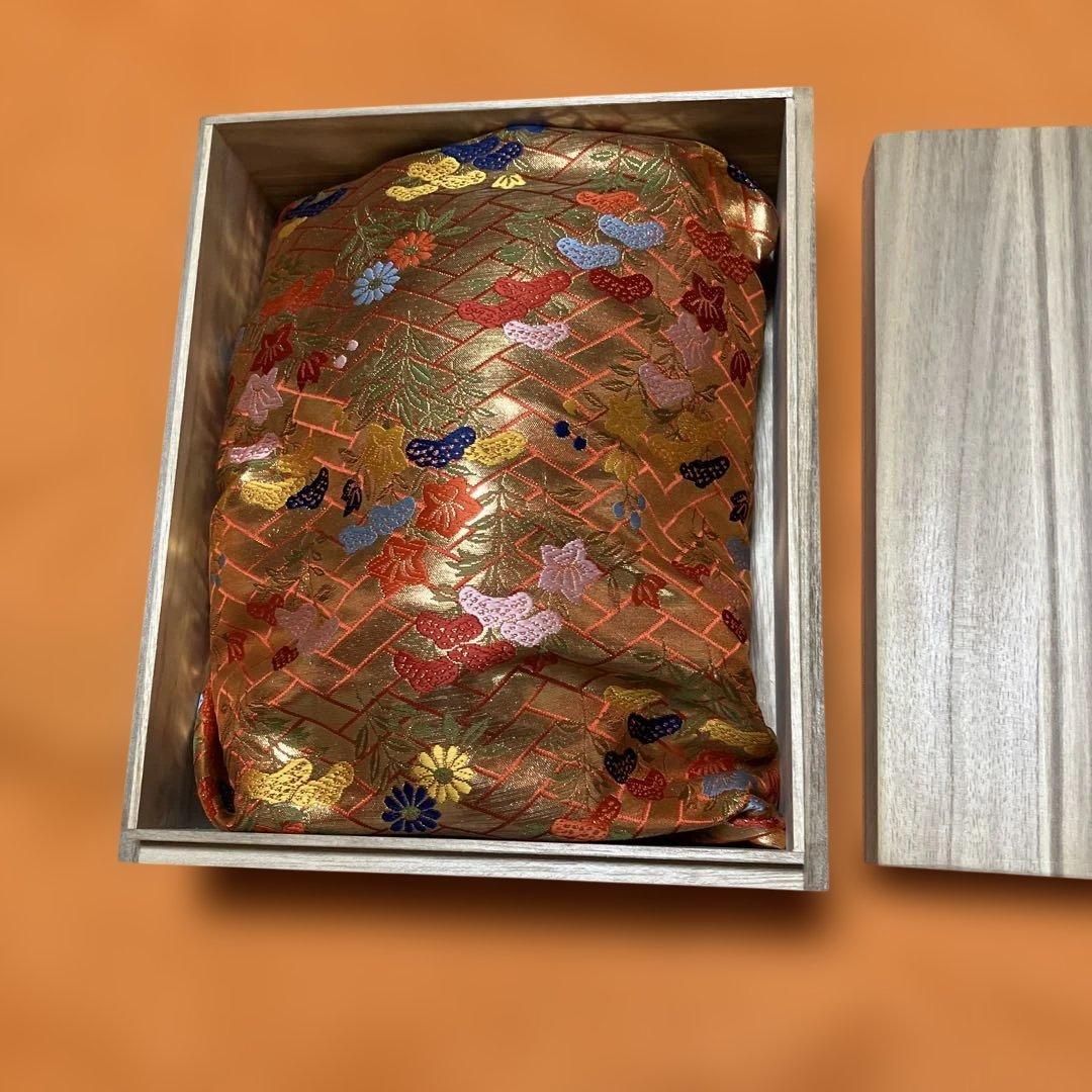 能面　顰　しかみ　木彫り　手彫り　桐箱