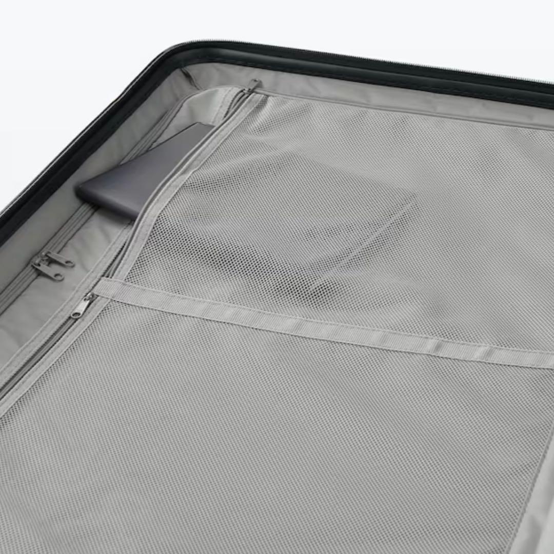 無印良品　バーを自由に調整できるハードキャリーケース　ベージュ