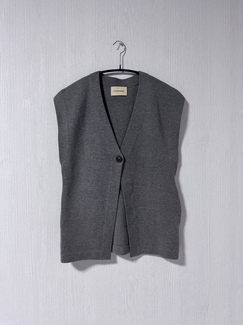 Curensology マスキュリンニットベスト