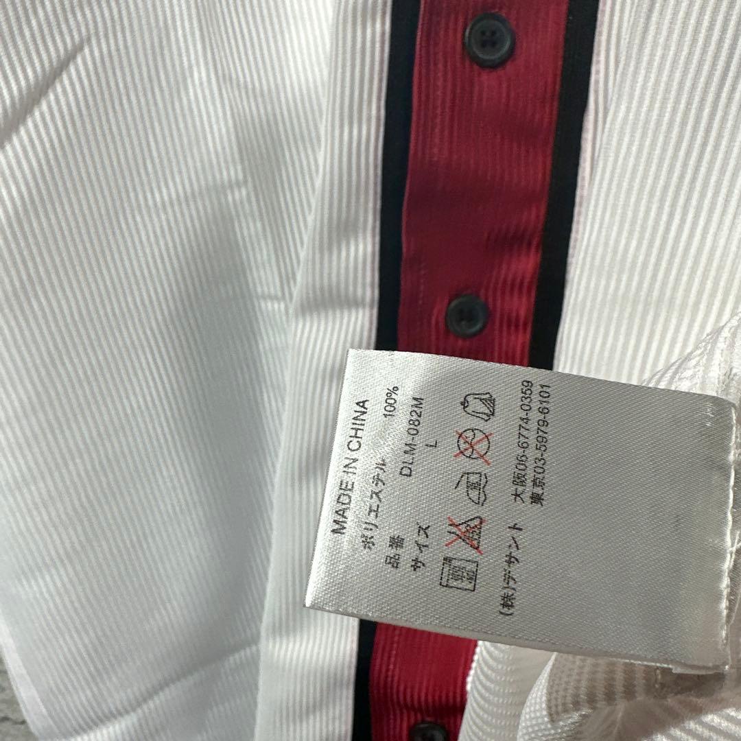 に*し様 【新品未使用】【デサント】千葉ロッテマリーンズ　誠ユニフォーム　L