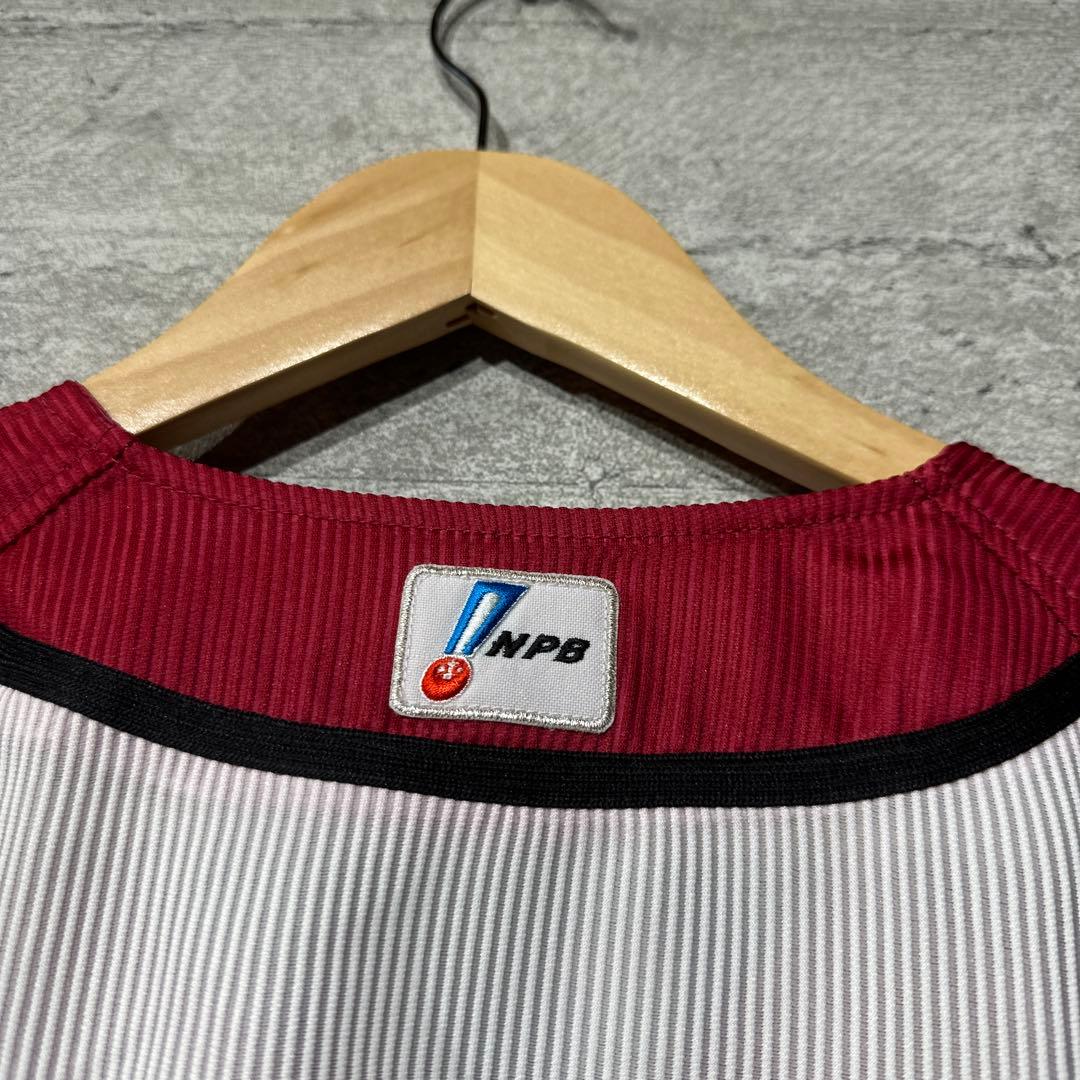 に*し様 【新品未使用】【デサント】千葉ロッテマリーンズ　誠ユニフォーム　L