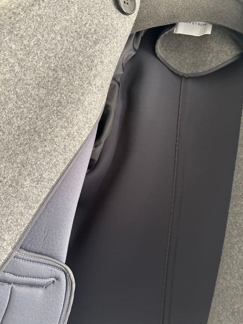 ウールボンディングミドルコート　アダムエロペ