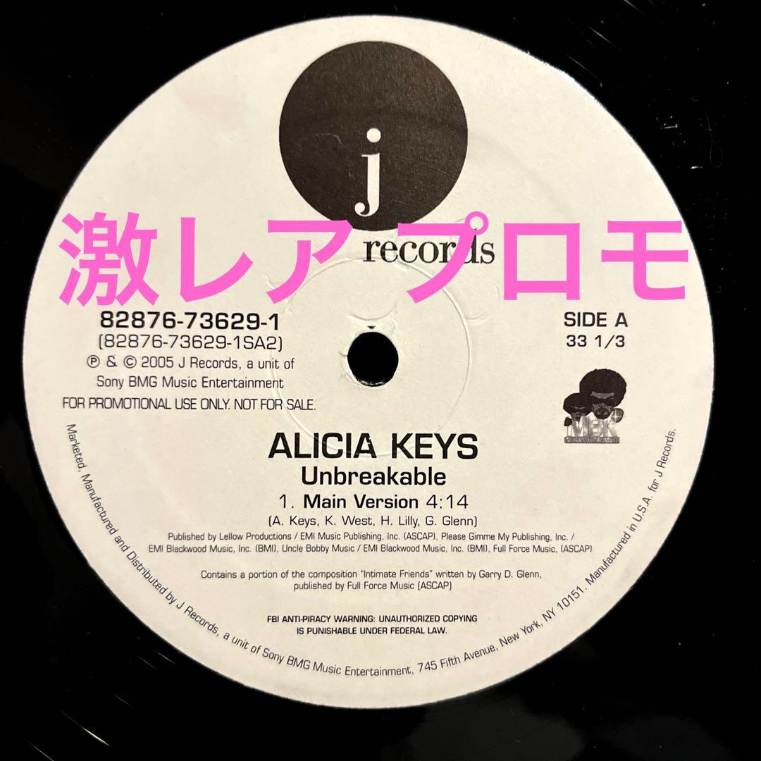 Alicia Keys Unbreakable プロモーション盤 激レア