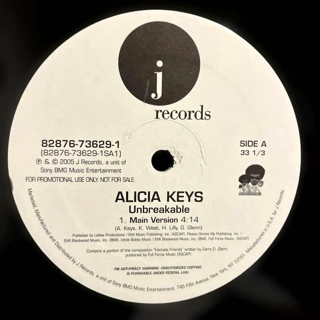 Alicia Keys Unbreakable プロモーション盤 激レア
