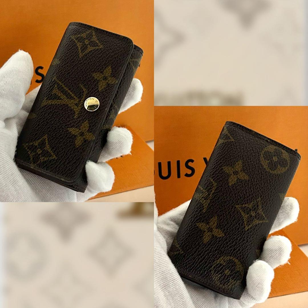✨超極美品ＳＳＳ✨LOUIS VUITTON モノグラム レザーキーケース
