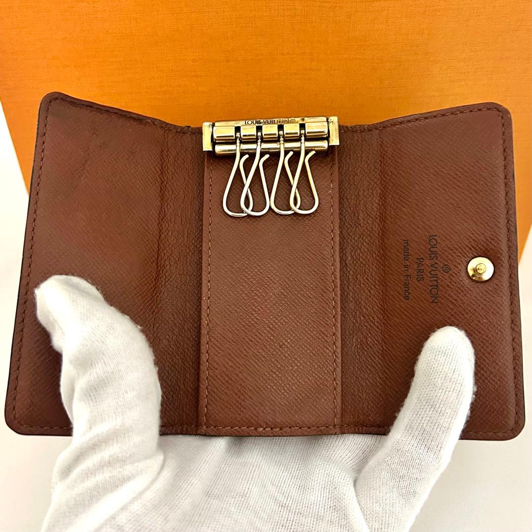 ✨超極美品ＳＳＳ✨LOUIS VUITTON モノグラム レザーキーケース