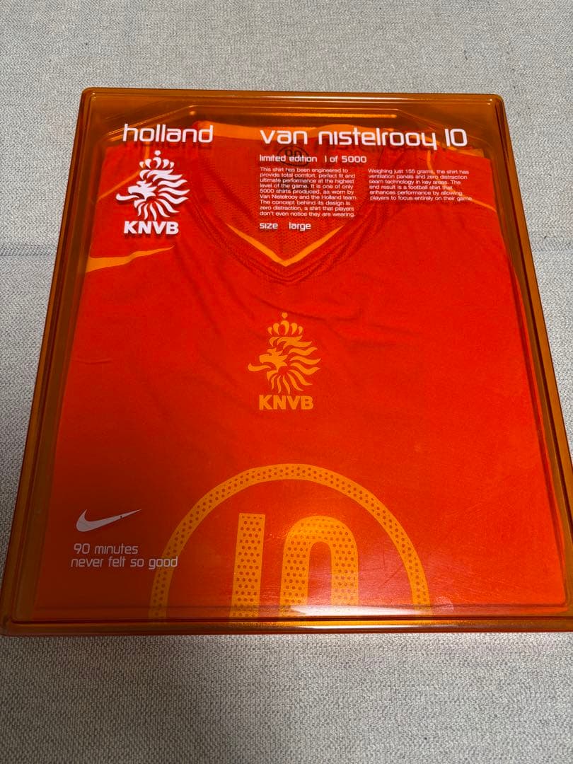 オランダ代表 van nistelrooy 10 限定版　シリアルナンバー入り