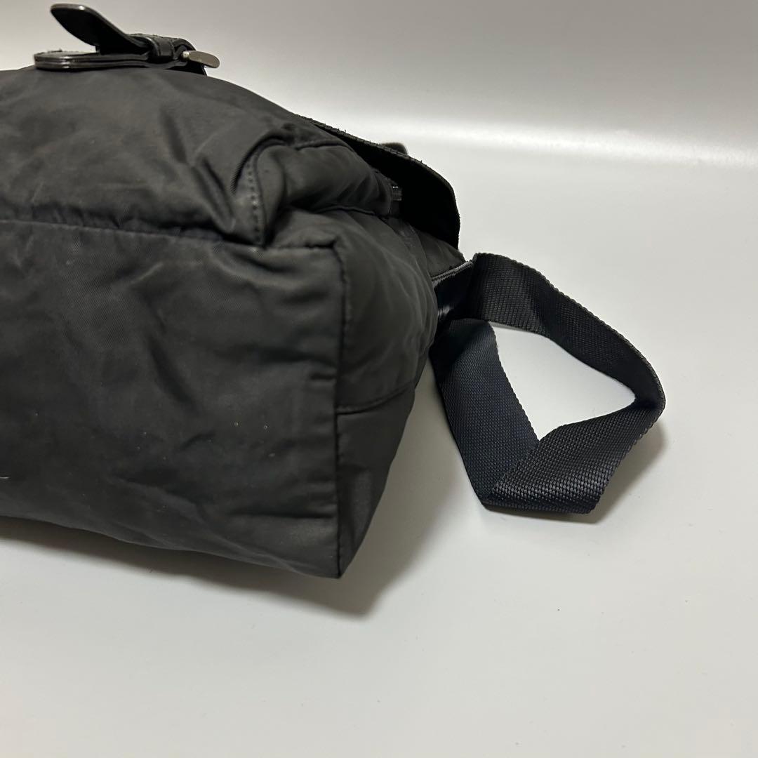 PRADA プラダ テスートナイロン クロスボディ ショルダーバッグ ブラック系