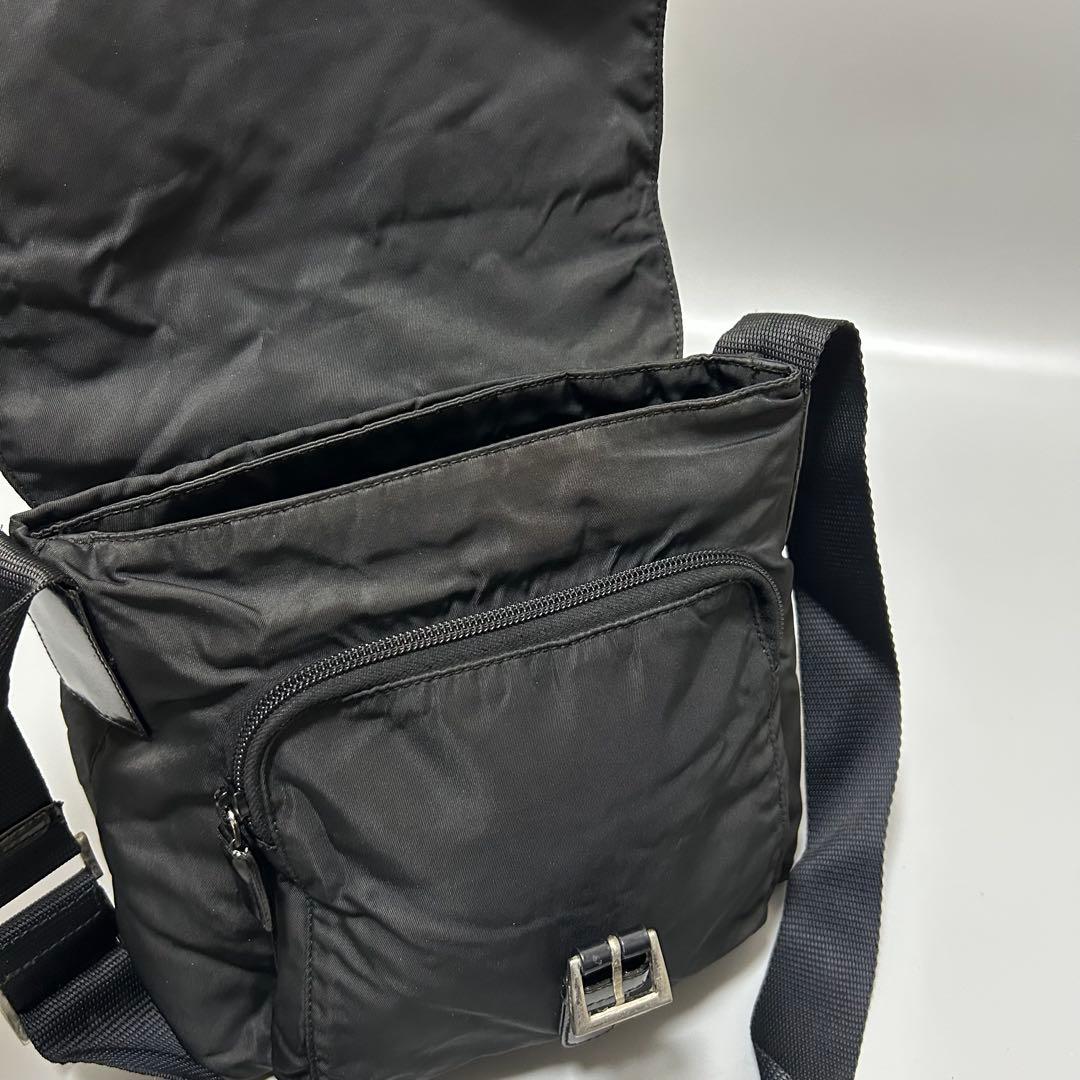 PRADA プラダ テスートナイロン クロスボディ ショルダーバッグ ブラック系