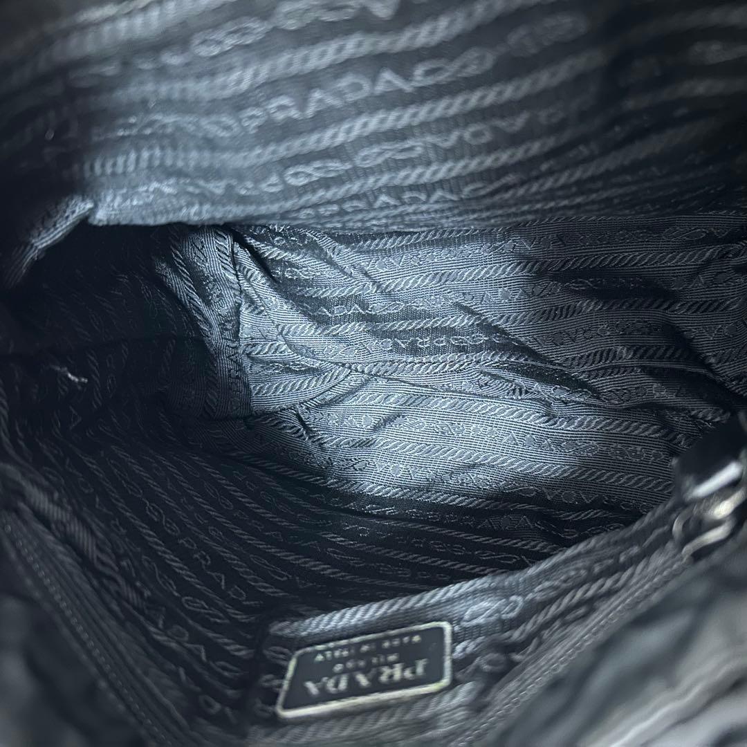 PRADA プラダ テスートナイロン クロスボディ ショルダーバッグ ブラック系